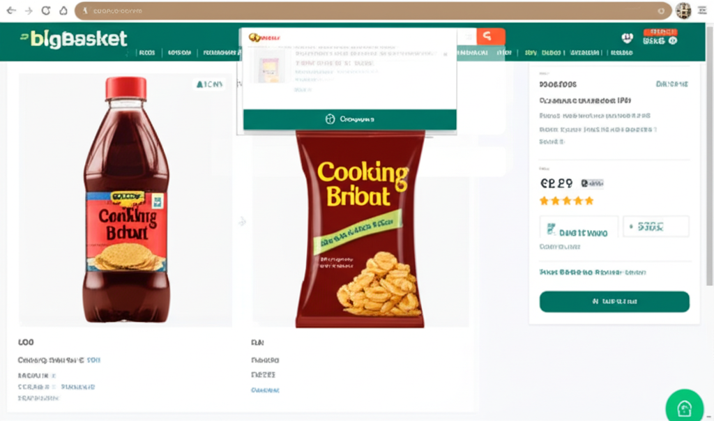 Groccr extension on BigBasket
